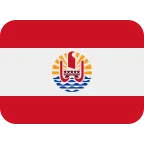 Emoji Bandera de Polinesia Francesa en Twitter / X