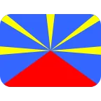 Réunion Flag emoji on Twitter / X