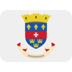 Emoji Bandera de San Bartolomé en Twitter / X