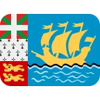 Emoji Bandera de San Pedro y Miquelón en Twitter / X
