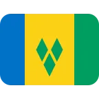 St. Vincent & Grenadines Flag emoji on Twitter / X