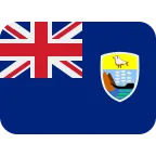 Emoji Bandera de Santa Elena en Twitter / X