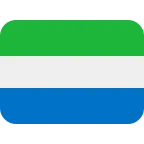 Emoji Bandera de Sierra Leona en Twitter / X