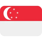 Emoji Bandera de Singapur en Twitter / X
