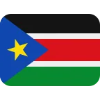 South Sudan Flag emoji on Twitter / X