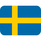 Sweden Flag emoji on Twitter / X