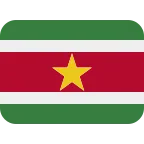 Emoji Bandera de Surinam en Twitter / X