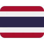 Thailand Flag emoji on Twitter / X