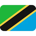 Emoji Bandera de Tanzania en Twitter / X
