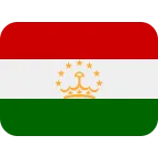 Tajikistan Flag emoji on Twitter / X