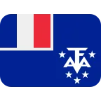 Emoji Bandera de Territorios Australes Franceses en Twitter / X