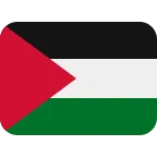 Emoji Bandera de Territorios Palestinos en Twitter / X