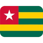 Emoji Bandera de Togo en Twitter / X