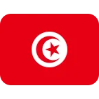 Tunisia Flag emoji on Twitter / X