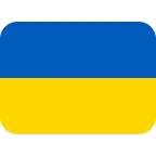 Emoji Bandera de Ucrania en Twitter / X