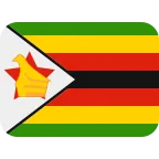 Emoji Bandera de Zimbabue en Twitter / X