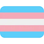 Emoji Bandera transgénero en Twitter / X