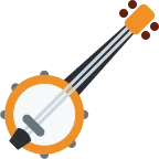 Emoji Banjo en Twitter / X