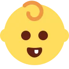 Emoji Bebé en Twitter / X