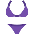 Bikini emoji on Twitter / X