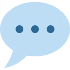 Speech Balloon emoji on Twitter / X