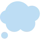 Emoji Bocadillo de pensamiento en Twitter / X