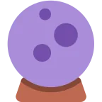 Crystal Ball emoji on Twitter / X