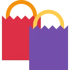 Emoji Bolsas de compras en Twitter / X