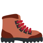 Emoji Bota de senderismo en Twitter / X