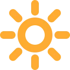 Bright Button emoji on Twitter / X