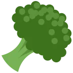 Broccoli emoji on Twitter / X