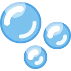 Bubbles emoji on Twitter / X