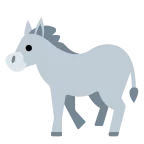 Donkey emoji on Twitter / X