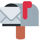 Open Mailbox with Raised Flag emoji on Twitter / X