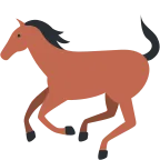 Emoji Caballo en Twitter / X