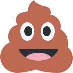 Emoji Caca en Twitter / X