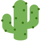 Cactus emoji on Twitter / X