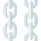 Chains emoji on Twitter / X
