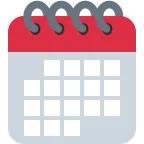 Spiral Calendar emoji on Twitter / X
