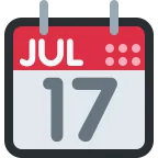 Tear-Off Calendar emoji on Twitter / X