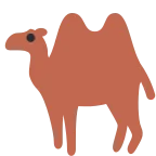 Emoji Camello en Twitter / X