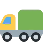 Emoji Camión articulado en Twitter / X