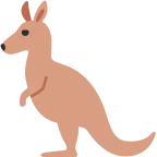 Kangaroo emoji on Twitter / X