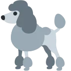 Poodle emoji on Twitter / X