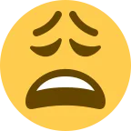 Emoji Cansado en Twitter / X