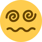 Face with Spiral Eyes emoji on Twitter / X