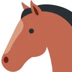 Emoji Cara de caballo en Twitter / X