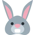 Rabbit Face emoji on Twitter / X