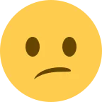 Confused Face emoji on Twitter / X