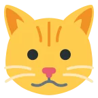 Cat Face emoji on Twitter / X